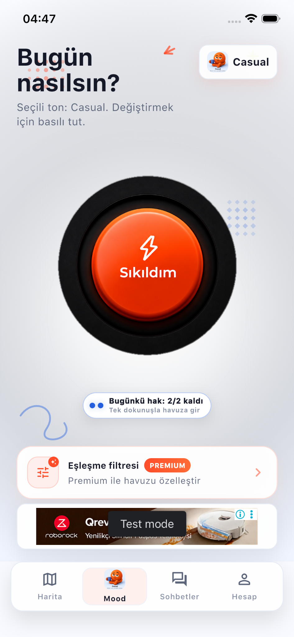 Harita ekranı